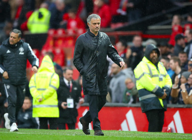 Jose Mourinho was not happy after seeing his Man United side lose to West Brom.
