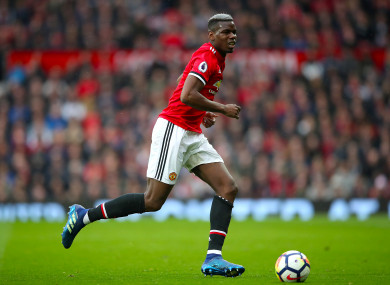 Paul Pogba (file pic).