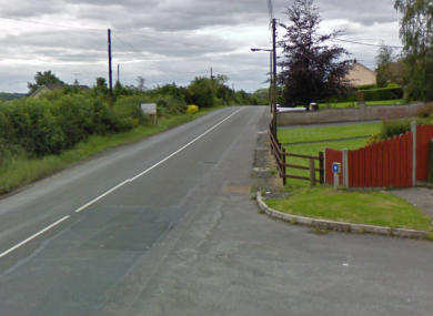 A section of the Dublin Road where the incident happened.