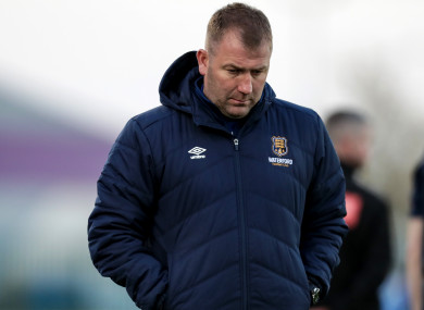 Waterford manager Alan Reynolds (file pic).