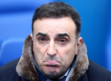Carvalhal's time with Swansea came to an end today.