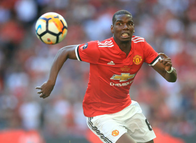 Manchester United's Paul Pogba.