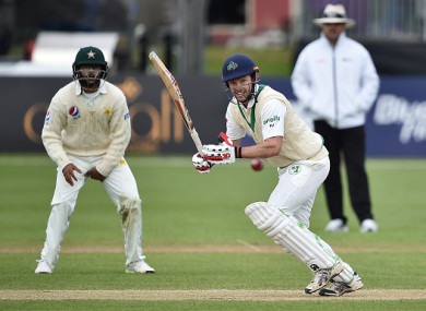 Ed Joyce helped Ireland repair some of the earlier damage.