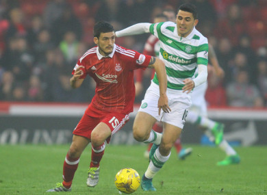 O'Connor played 38 league games for Aberdeen last season.