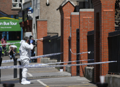 The scene of the shooting in central Dublin in May 2006.