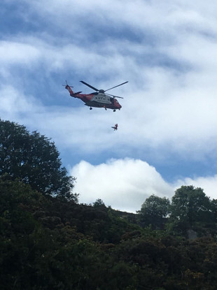 The rescue operation in Dalkey.