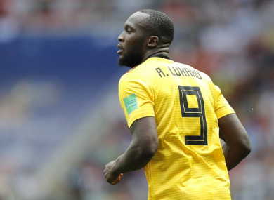Lukaku has started this summer's World Cup brightly but will miss tomorrow's game in Kaliningrad.