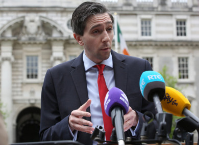 Health Minister Simon Harris.
