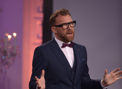 Comedian Jason Byrne hosted this year's ceremony.
