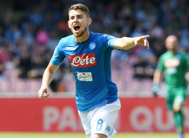 Napoli midfielder Jorginho.