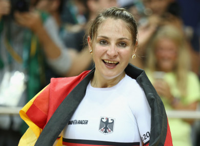 Olympic sprint champion Kristina Vogel.