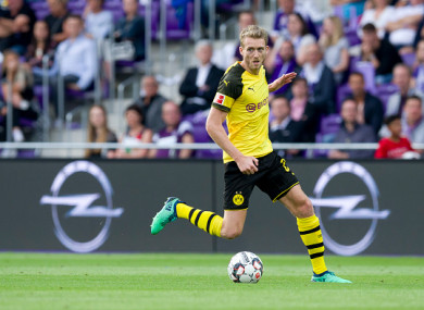 The 27-year-old has been with Dortmund since 2016.