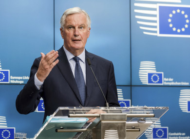 EU's chief Brexit negotiator Michel Barnier