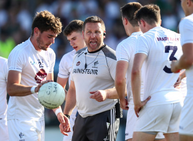 Kildare manager Cian O'Neill.