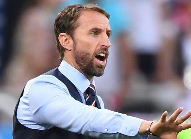 Gareth Southgate: rued his side's lack of tournament experience.