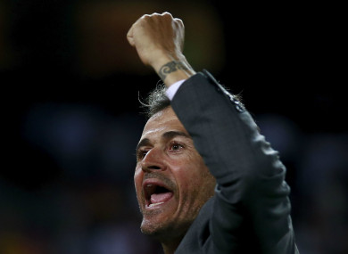 New Spain coach Luis Enrique.
