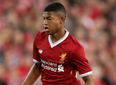 Liverpool forward Rhian Brewster (file pic).
