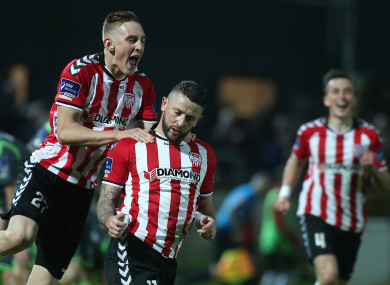 Rory Patterson bagged a late winner for Derry (file pic).