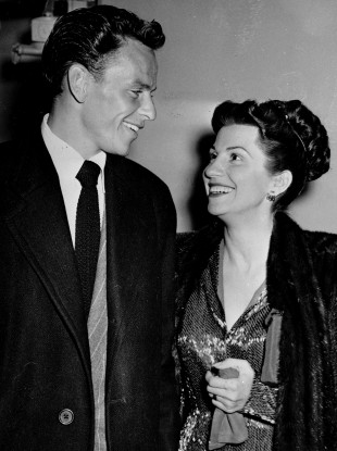 A 1946 file photo of Frank and Nancy Sinatra.