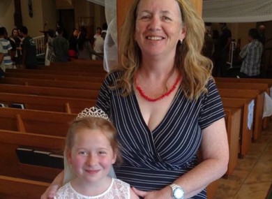 Zita Harrington Biehle with her daughter