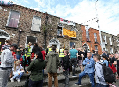 A scene from the occupation.