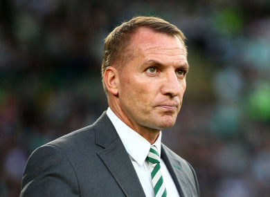 Celtic manager Brendan Rodgers.
