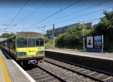 A Dart at Portmarnock station.