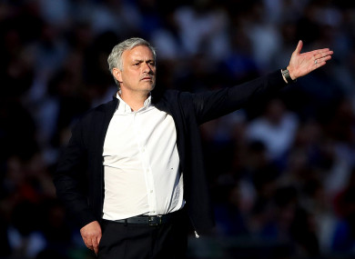 Jose Mourinho (file pic).
