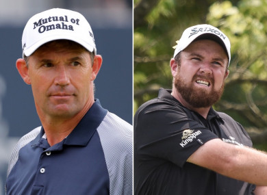 Padraig Harrington and Shane Lowry.