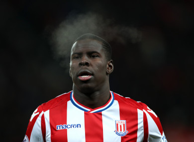 Zouma was on loan at Stoke last season.