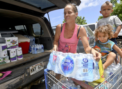 People have been stocking up on supplies
