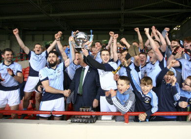 Na Piarsaigh players celebrating last year's county final victory.