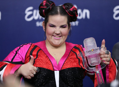 Netta, who won the contest for Israel this year.