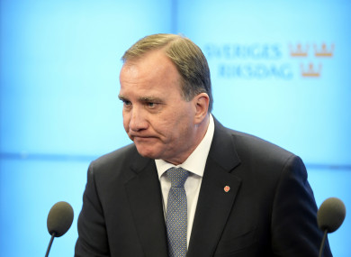 Swedish Prime Minister Stefan Lofven