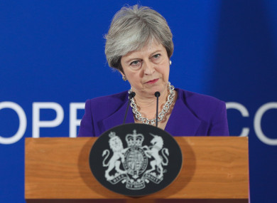 British Prime Minister Theresa May