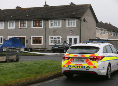 The scene following the shooting in December 2016