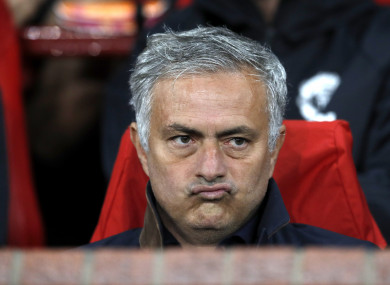 Manchester United manager Jose Mourinho.