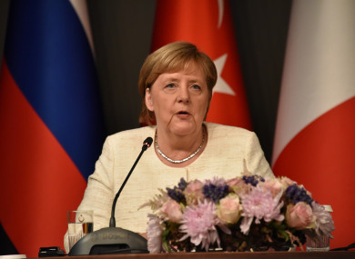 German Chancellor Angela Merkel