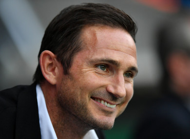 Derby County manager Frank Lampard.