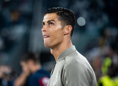 Cristiano Ronaldo (file photo).