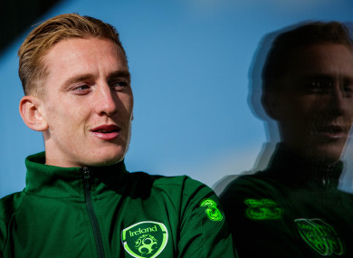 Ronan Curtis has previously been a regular for the Ireland U21 side.