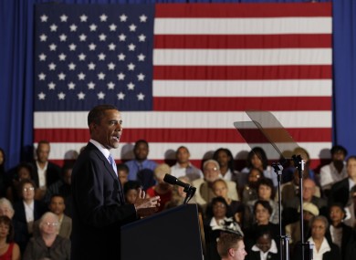 Barack Obama addressed New Orleans at an event in the city's Xavier University.