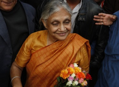 Sheila Dikshit, Delhi state Chief Minister 