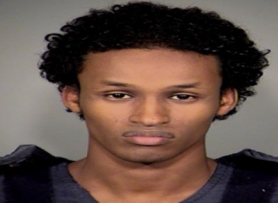 Image provided by US authorities shows Mohamed Osman Mohamud, 19.
