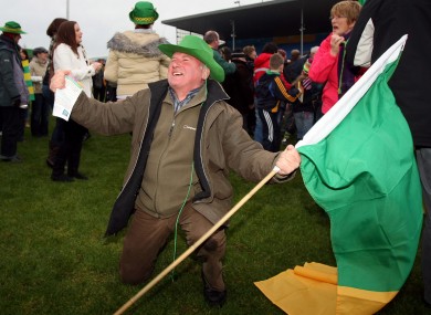 'Effin' Eddie Moroney celebrates after the final whistle in the Tipperary SFC final against Loughmore-Castleiney.