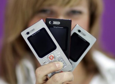 File photo of mobile phones.