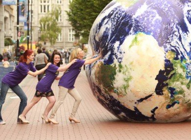 Today in Dublin: Chef Clodagh McKenna, Tania Stewart and Louise Lennox help launch a new Oxfam global campaign to overhaul the food system and ensure everyone has enough to eat.