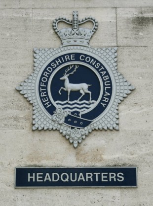 Headquarters of the Hertfordshire Police in England.