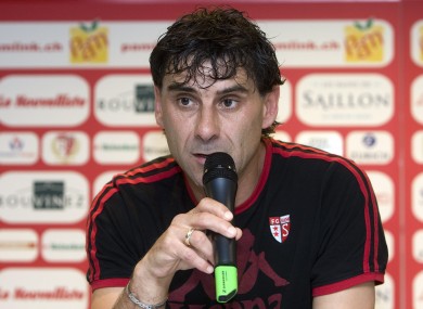 FC Sion head coach Didier Tholot will be disappointed at his side's failure to overturn the ban.