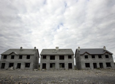 File photo of a ghost estate in Keshcarrigan, Co Leitrim.